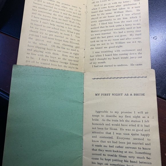 1940’s Nellie’s Experience & My First Night As a Bride Lot Hollywood Naked Truth - Picture 2 of 2